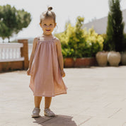 Mia Dress - Kids - DS Double Saloo - S007 Dusty Pink - n°74 E - Shop - 7400000060630