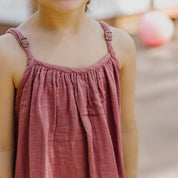 Mia Dress - Kids - DS Double Saloo - S042 Baobab Rose