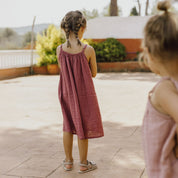 Mia Dress - Kids - DS Double Saloo - S042 Baobab Rose