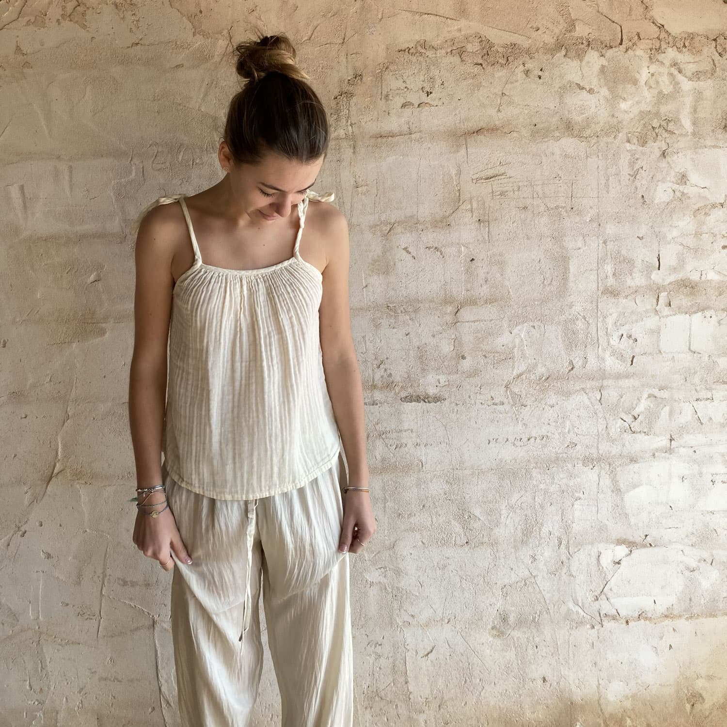 Mia Top - Women - DS Double Saloo - S000 Natural - n°74 E - Shop - 7400000073685