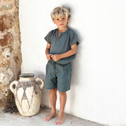 Nico Bermuda Shorts - Kids - TC Thai Cotton - S032 Ice Blue - n°74 E - Shop - 7400000136952