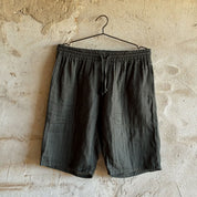 Nico Bermuda Shorts - Men - DS Double Saloo - S021 Dark Grey - n°74 E - Shop - 7400000136960