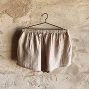 Noa Shorts - Women - HS Habotai Silk 40 - S018 Powder - n°74 E - Shop - 7400000136669