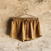 Noa Shorts - Women - HS Habotai Silk 40 - S050 Antique Bronze - n°74 E - Shop - 7400000136672