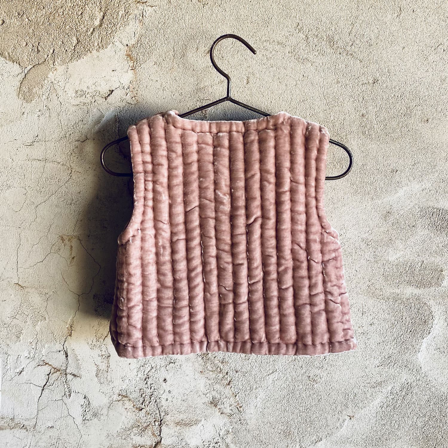 Nora Vest - Baby - SV Silk Velvet - S007 Dusty Pink - n°74 E - Shop - 7400000136685