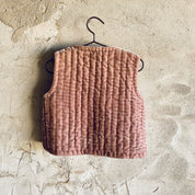 Nora Vest - Kids - SV Silk Velvet - S007 Dusty Pink - n°74 E - Shop - 7400000136687