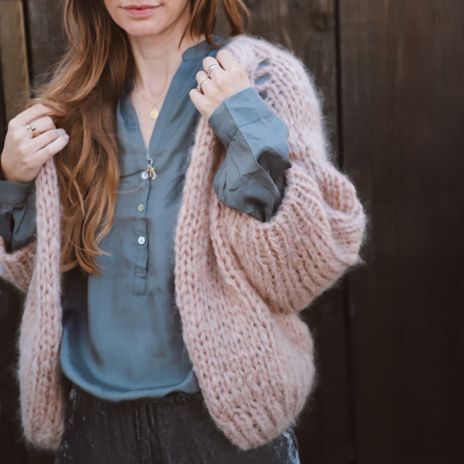 Paulina Vest - Women - MO Mohair - S054 Nude Brown - n°74 E - Shop - 7400000137403