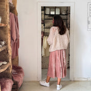Paulina Vest  - Women - MO Mohair - S018 Powder