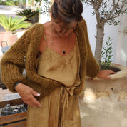 Paulina Vest  - Women - MO Mohair - S050 Antique Bronze