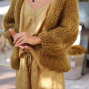 Paulina Vest  - Women - MO Mohair - S050 Antique Bronze