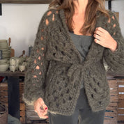 Rosa Cardigan - Women - MO Mohair - S005 Khaki