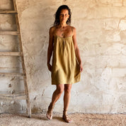 Selene Dress - Women - HS Habotai Silk 40 - S050 Antique Bronze - n°74 E - Shop - 7400000136593