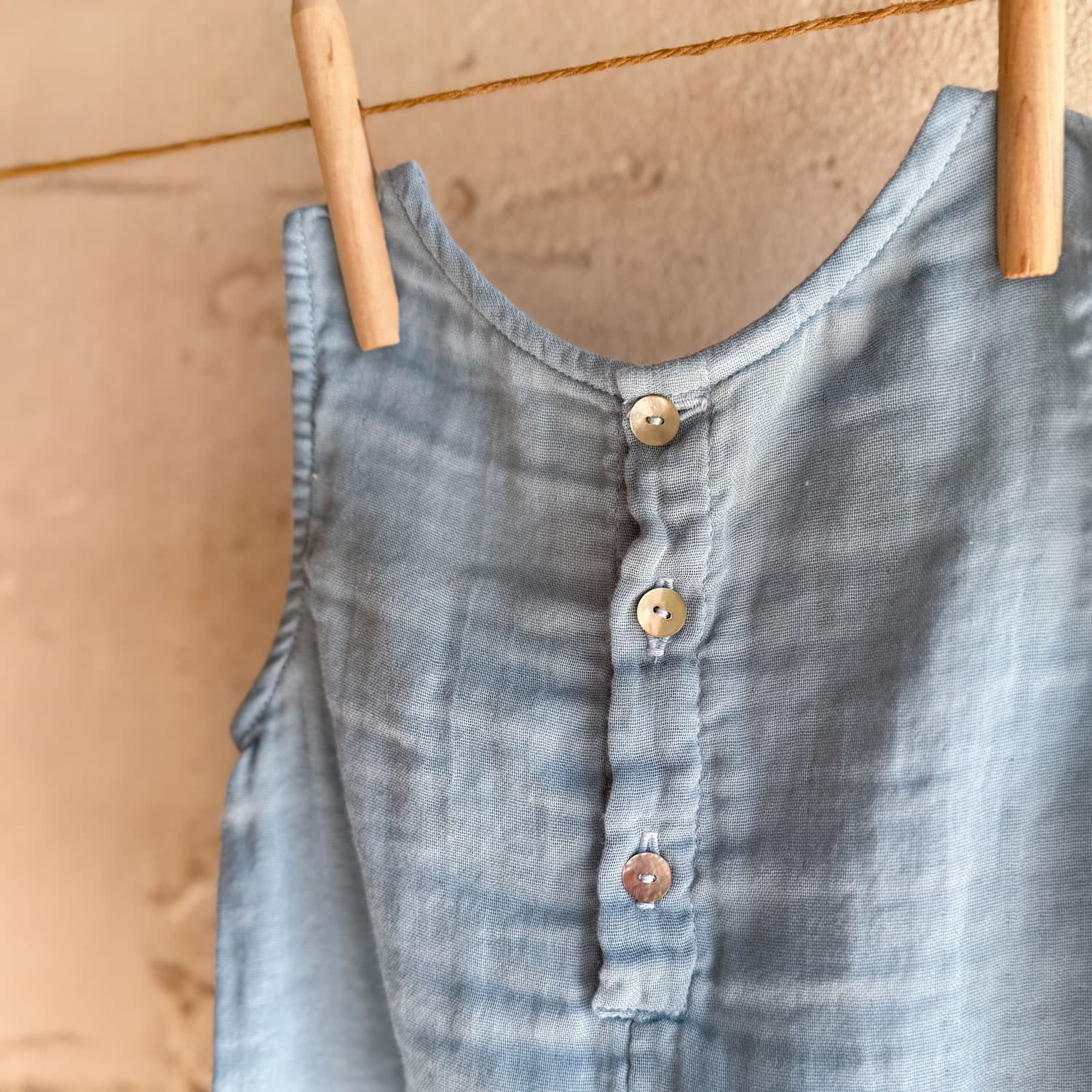 Stef Shirt - Baby - DS Double Saloo - S046 Sweet Blue - n°74 E - Shop - 7400000137181