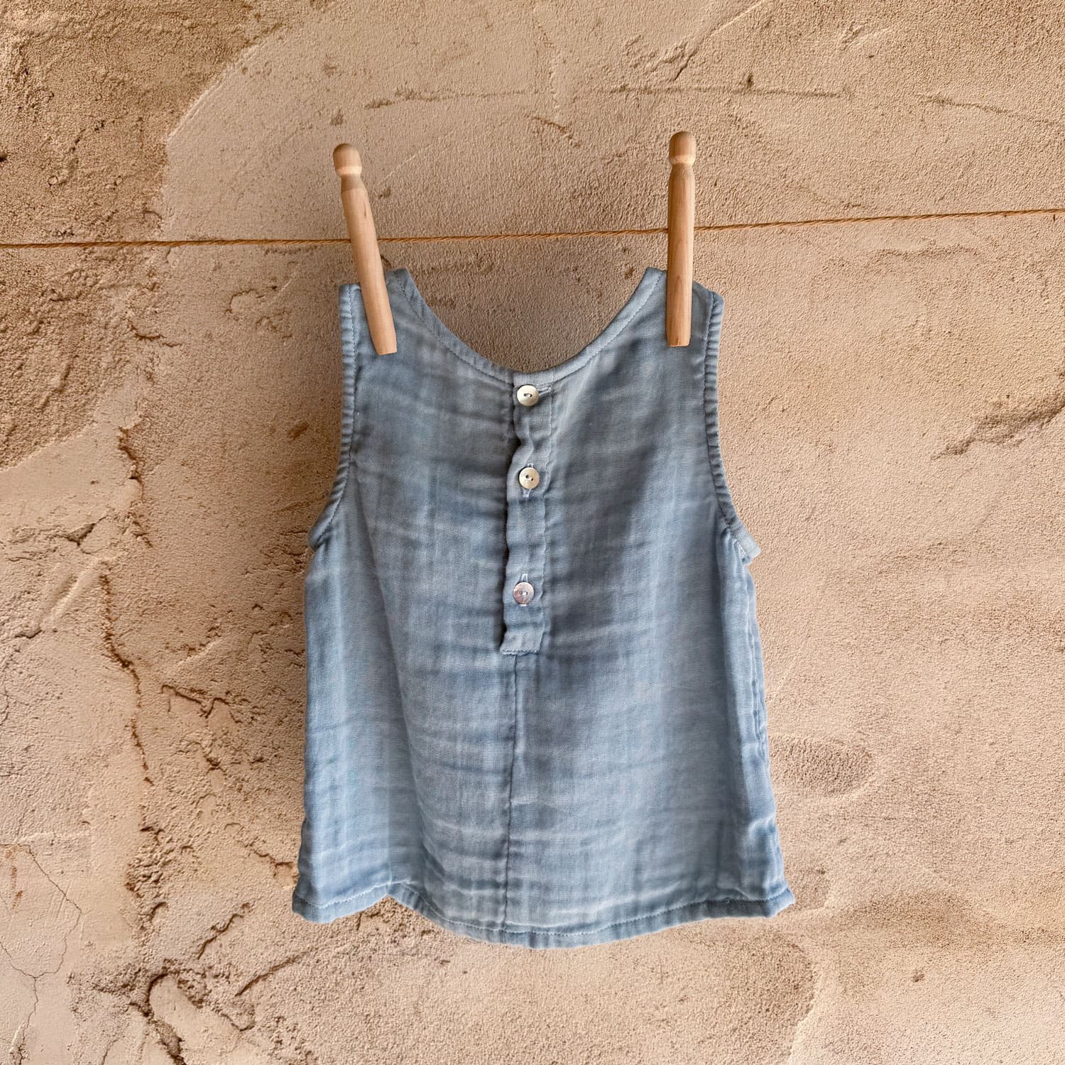 Stef Shirt - Baby - DS Double Saloo - S046 Sweet Blue - n°74 E - Shop - 7400000137181