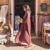 Valou Long Dress - Women - DS Double Saloo - S042 Baobab Rose - n°74 E - Shop - 7400000136786