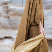 Valou Long Dress - Women - DS Double Saloo - S050 Antique Bronze - n°74 E - Shop - 7400000136644