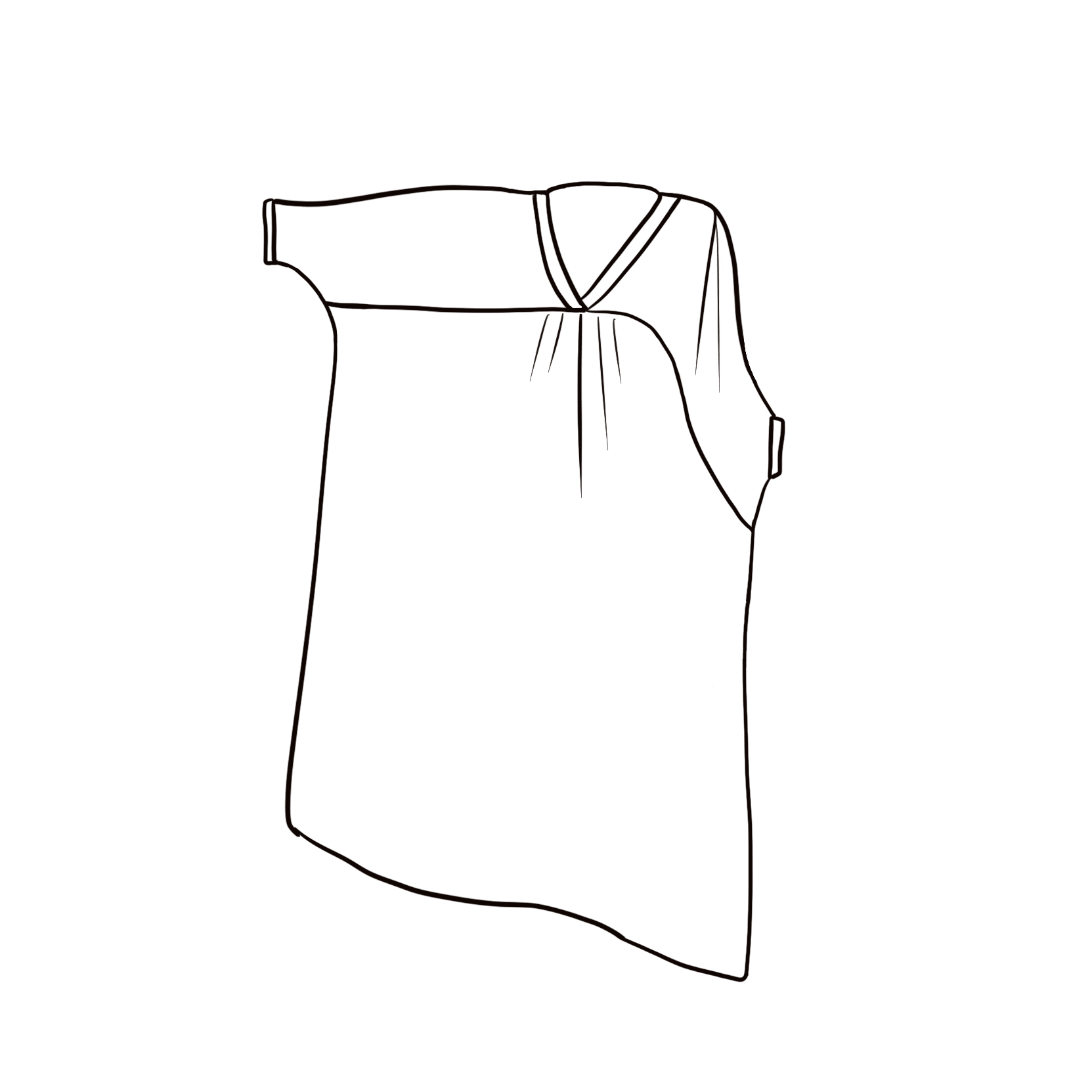 Valou Long Dress - Women - SS Simple Saloo - S100 Raw - n°74 E - Shop - 7400000136787