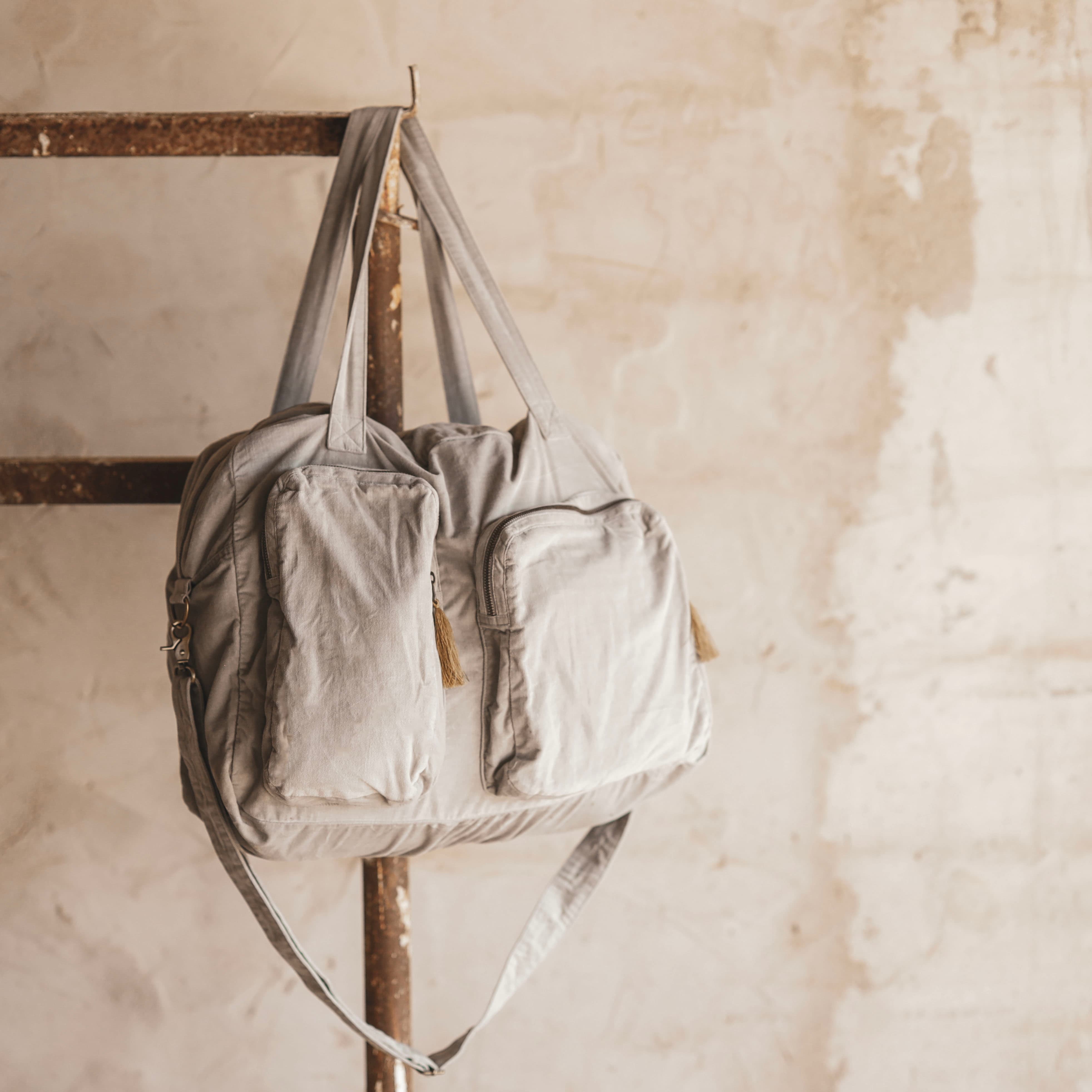 Weekend Multi Bag - WV Woven Velvet - S019 Silver Grey