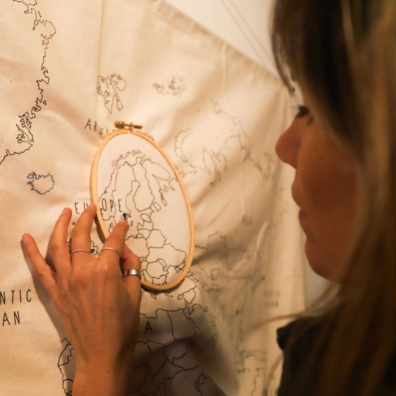 World Map Poster - CV Canvas - n°74 E - Shop - 7400000137134