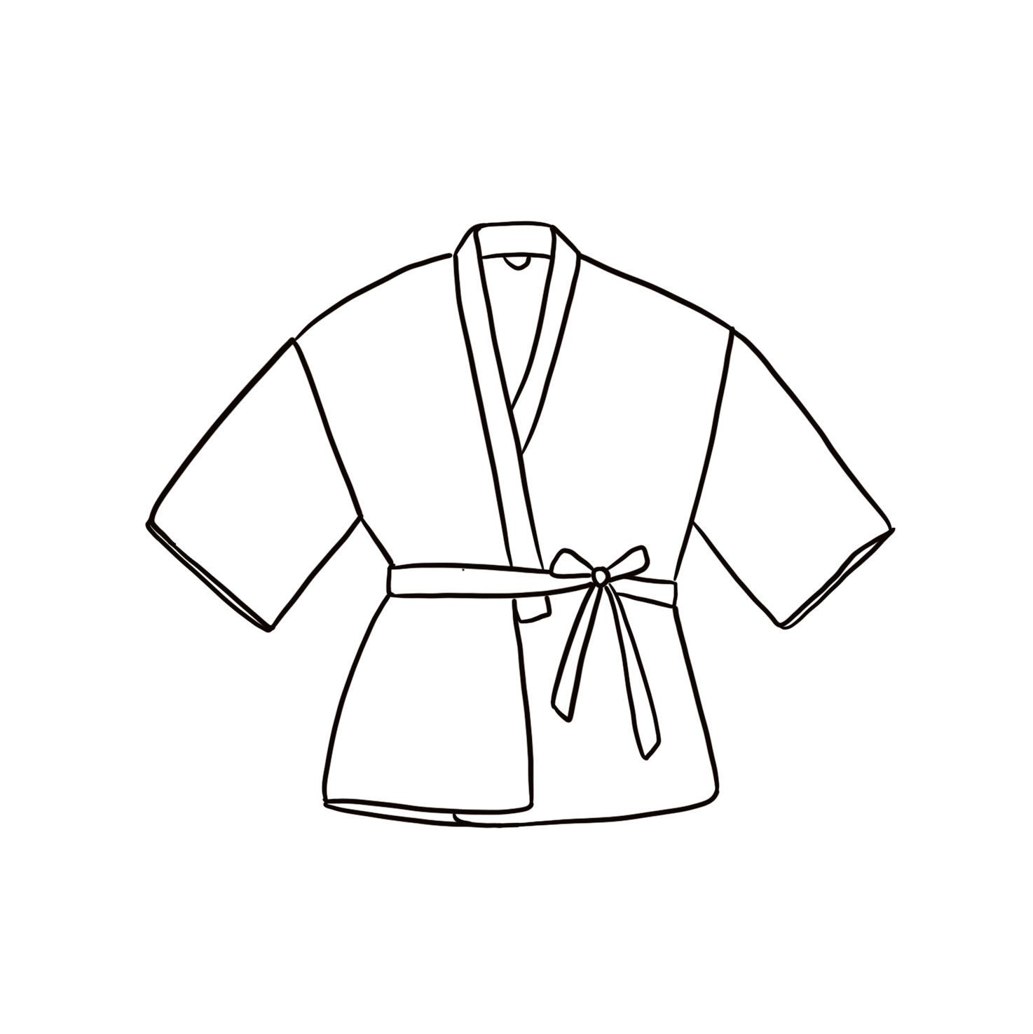 Yoko Kimono - Women - HS Habotai Silk 40 - S045 Stone Grey - n°74 E - Shop - 7400000137515