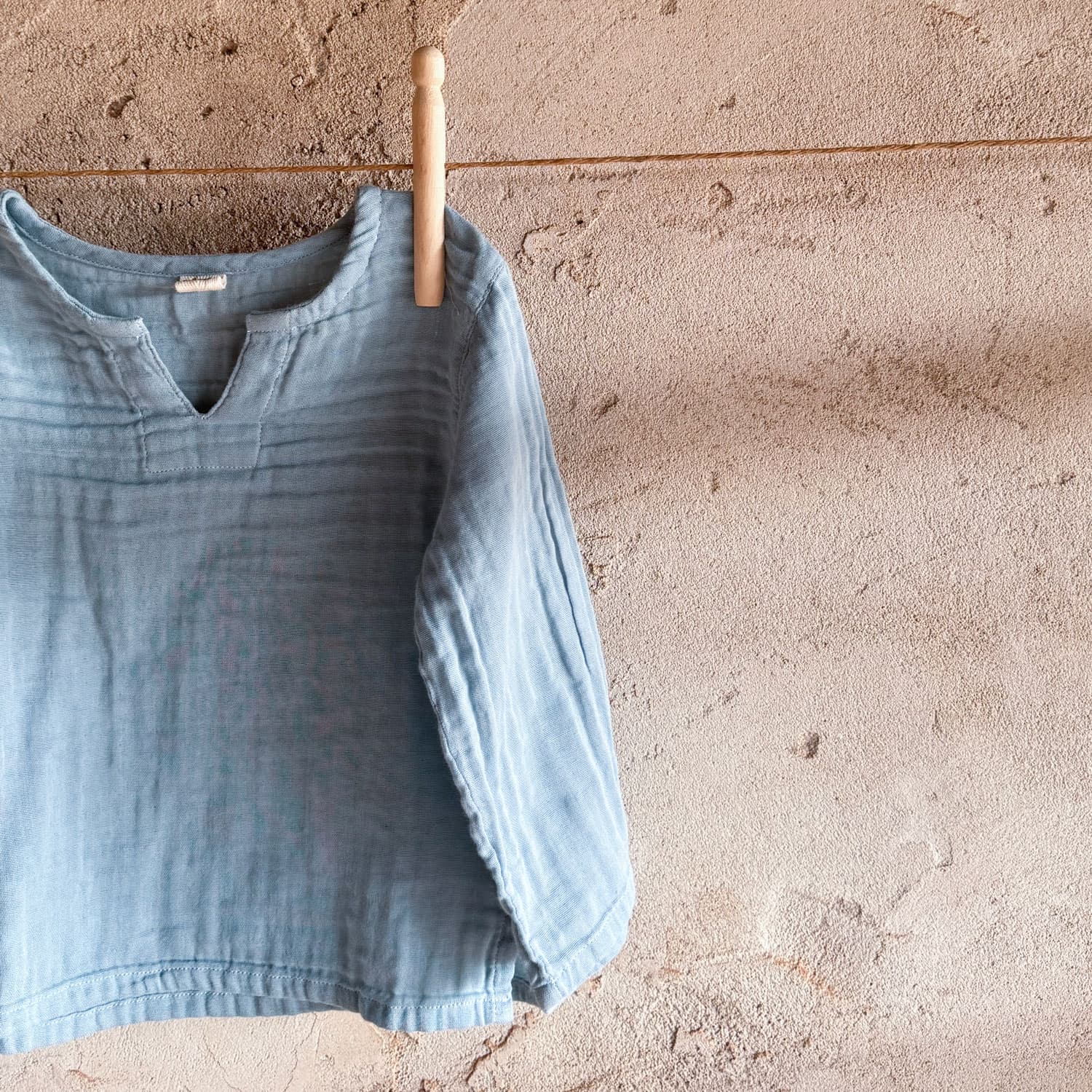 Zac Shirt - Baby - DS Double Saloo - S046 Sweet Blue - n°74 E - Shop - 7400000137217