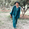Numero 74 - Fashion - Akiko Jumpsuit  - Teal Blue - S022