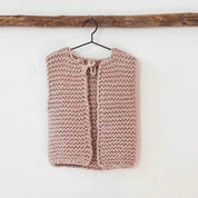 Andrea Gilet - Kids - WA Wool Alpaca - S018 Powder