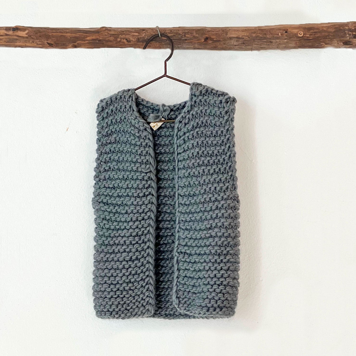 Andrea Gilet - Kids - WA Wool Alpaca - S032 Ice Blue