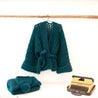 Numero 74 - Fashion - Atelier Crochet Kimono Mohair - Teal Blue - S02