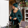 Numero 74 - Fashion - Atelier Crochet Kimono Mohair - Teal Blue - S02