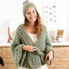 Numero 74 - Fashion - Atelier Crochet Kimono Mohair - Sage Green - S0