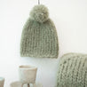 Numero 74 - Fashion - Atelier Pompom Beanie Mohair - Sage Green - S04