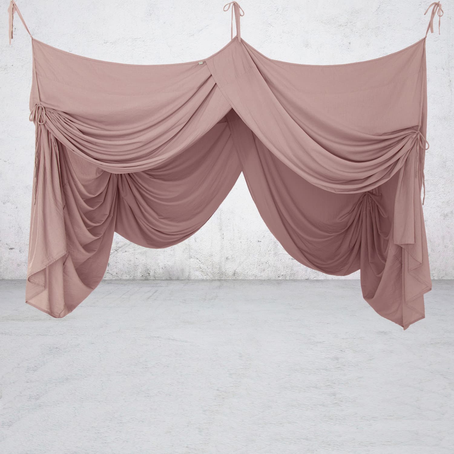 Bed Drape Double - SS Simple Saloo - S007 Dusty Pink