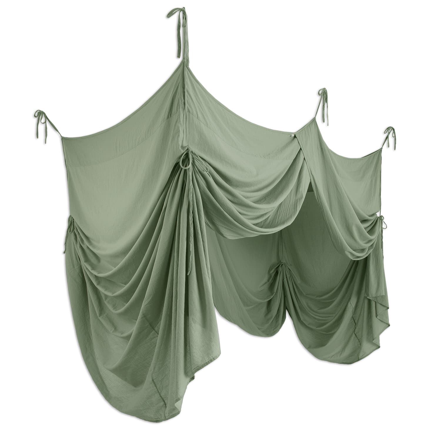 Numero 74 - Bed Drape Single - Sage Green - S049