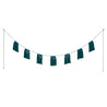 Numero 74 - Bunting Garland Macramé - Teal Blue - S022