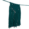 Numero 74 - Bunting Garland Macramé - Teal Blue - S022