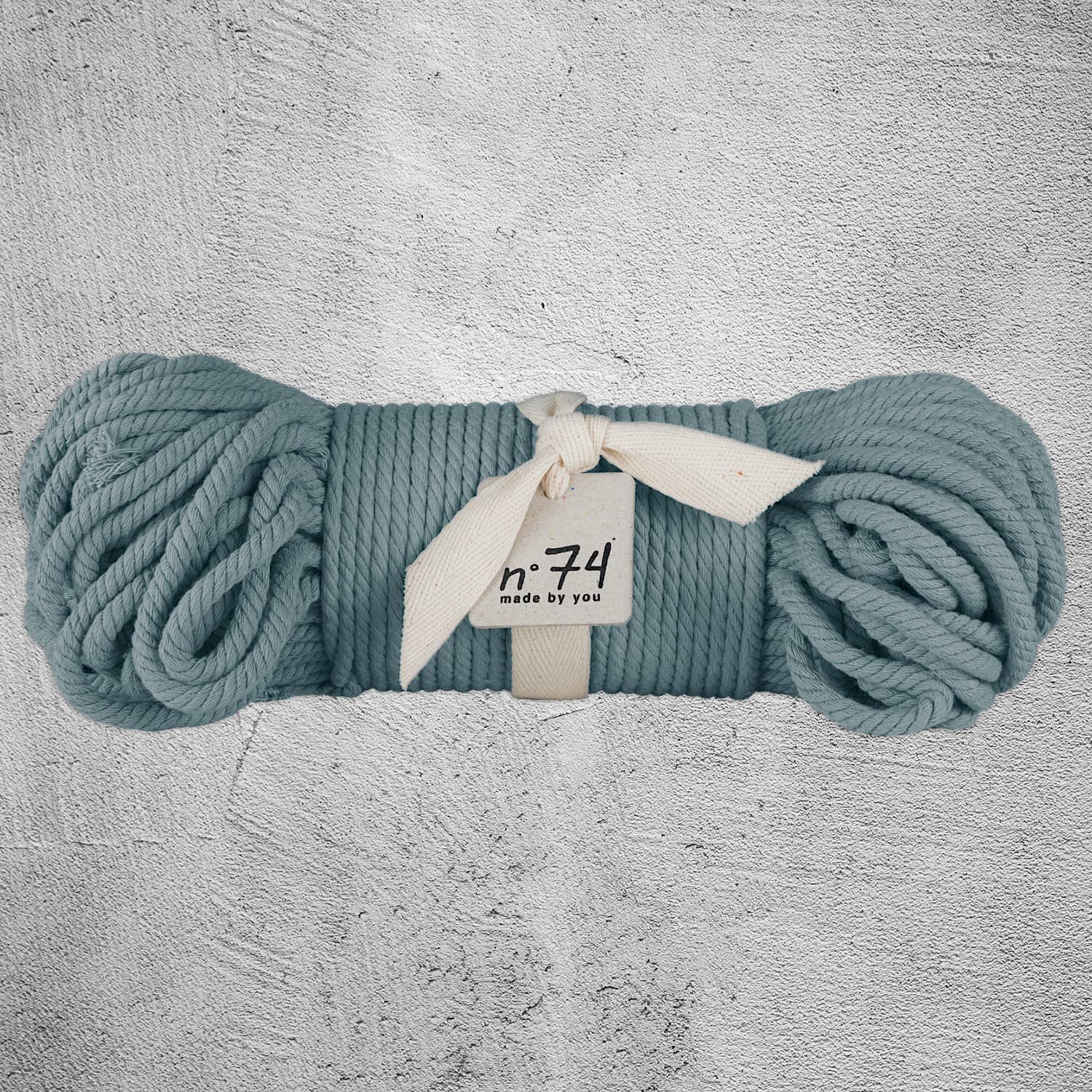 Numero 74 - Cotton Rope 7mm - Ice blue - S032