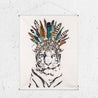 Numero 74 - Crazy Tiger Poster - Natural - S000