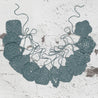 Numero 74 - Crochet Garland - Ice blue - S032