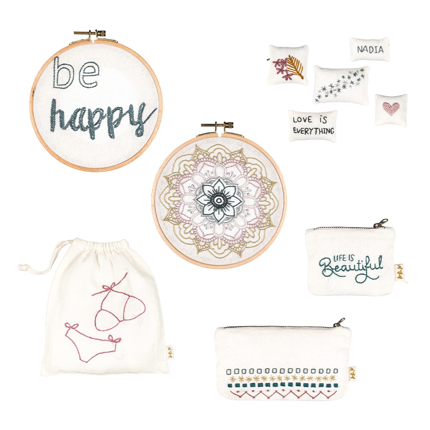 Numero 74 - Embroidery Kit Stillness - Mix Colors - M008