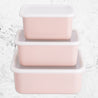 Numero 74 - Home - Enamel Retro Container - Dusty Pink - S007