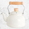 Numero 74 - Home - Enamel Retro Teapot - Natural - S000