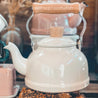 Numero 74 - Home - Enamel Retro Teapot - Natural - S000