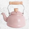 Numero 74 - Home - Enamel Retro Teapot - Dusty Pink - S007