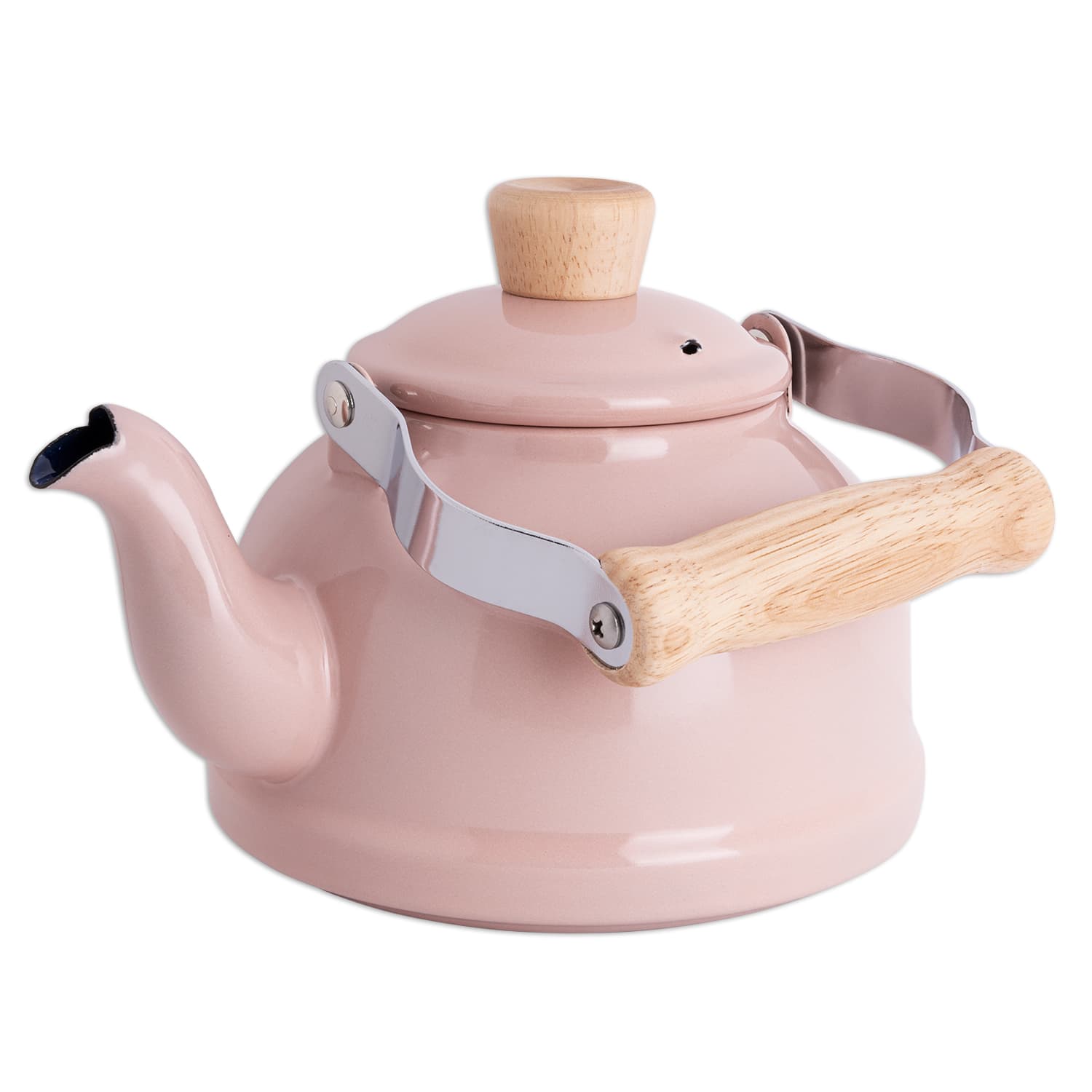 Sho Wooden Handle Dobin Teapot Set (Peach Pink) – TOIRO