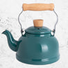 Numero 74 - Home - Enamel Retro Teapot - Teal Blue - S022