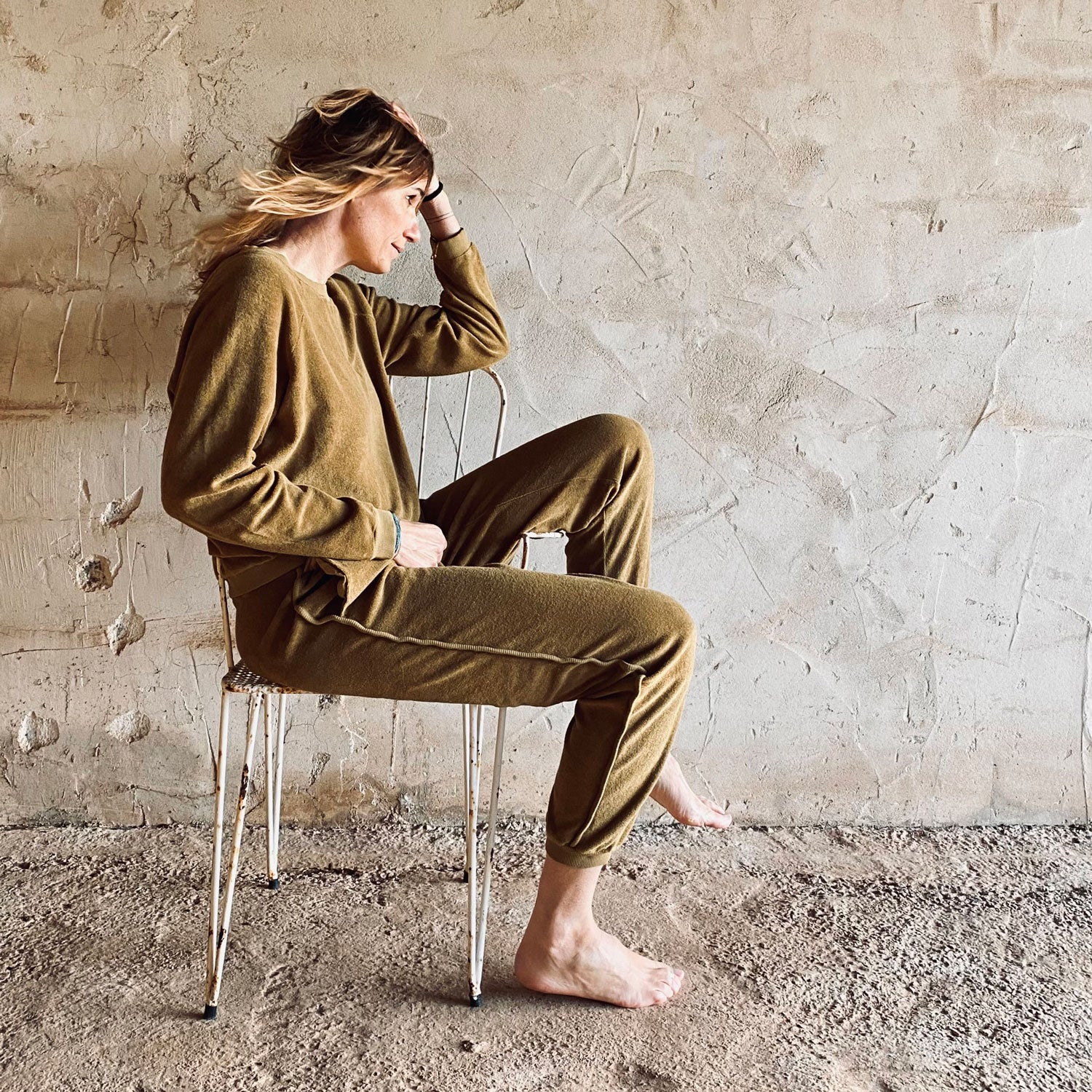 Elie Jogger - Women - TJ Terry Jersey - S050 Antique Bronze