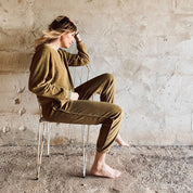 Elie Jogger - Women - TJ Terry Jersey - S050 Antique Bronze