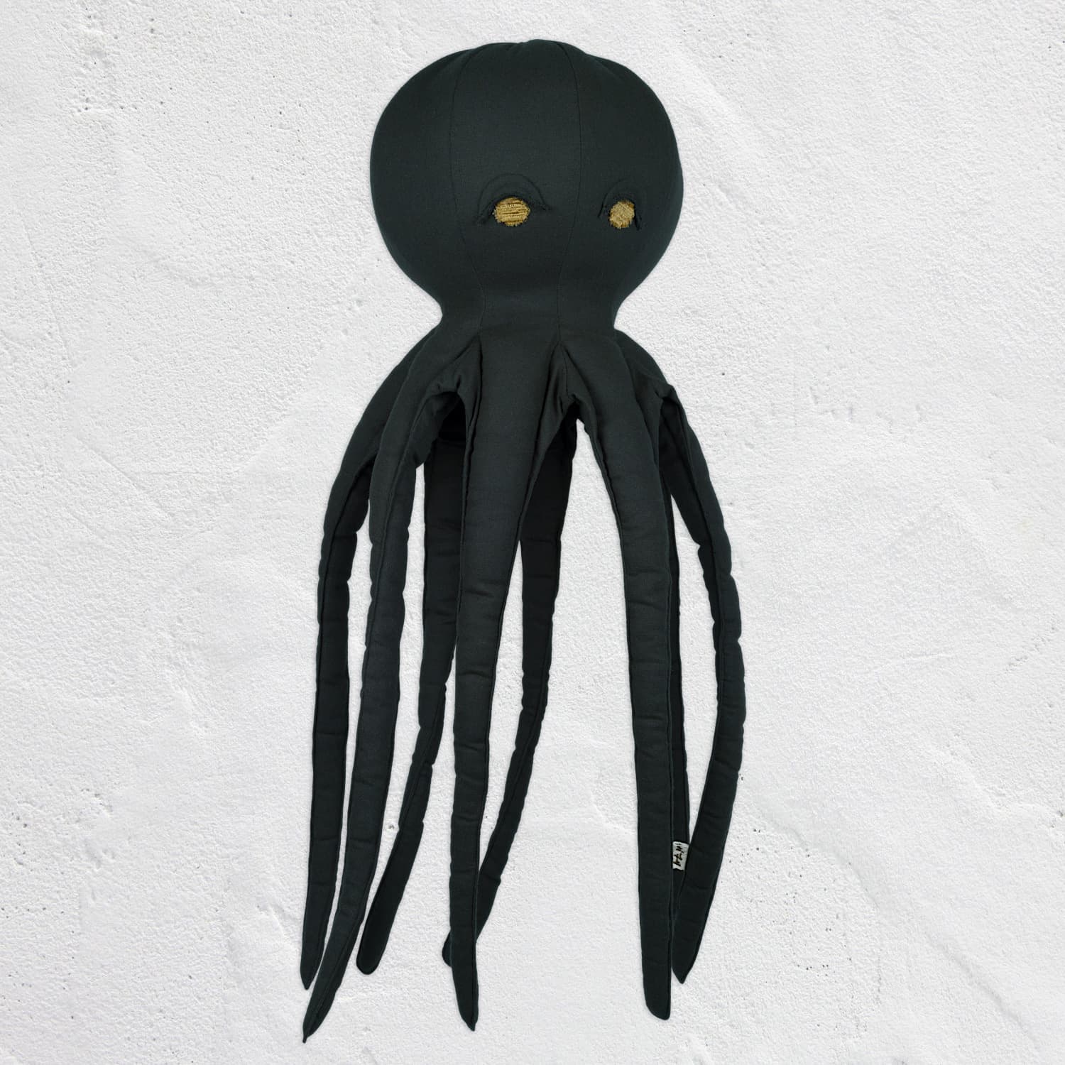 Numero 74 - Freddy Octopus Cushion - Dark Grey - S021