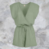 Numero 74 - Fashion - Grace Playsuit - Sage Green - S049